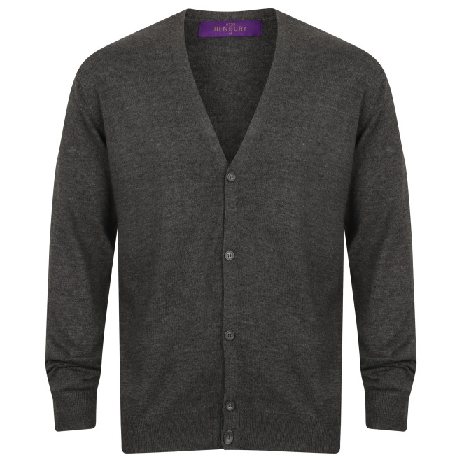 Strickjacke Henbury | bis 4XL, Farben: grau