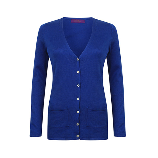 Ladies Cardigan Lightweight | bis 4XL, Farben: royal