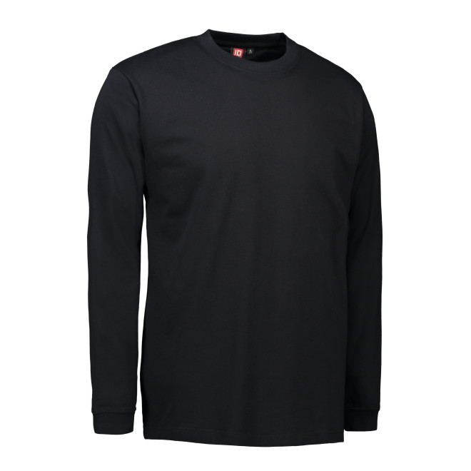 HACCP Herren Langarmshirt | bis 6XL, Farben: schwarz