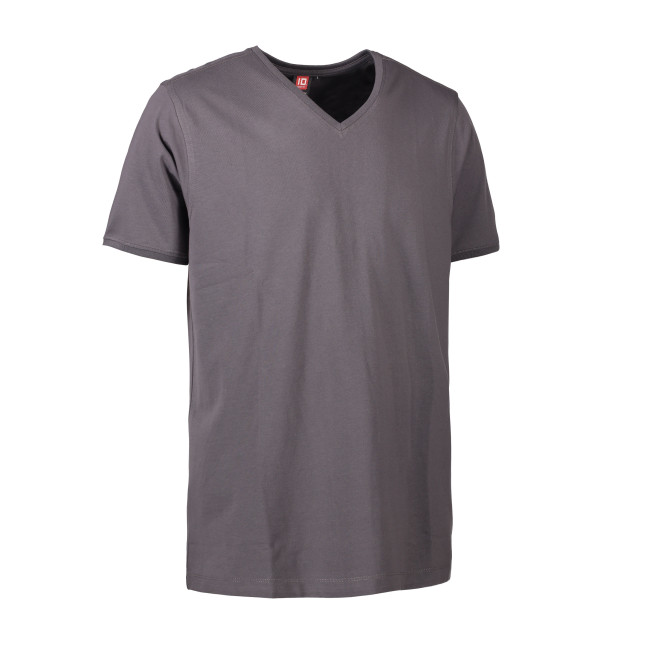 HACCP Herren T-Shirt V-Ausschnitt | bis 6XL, Farben: grau