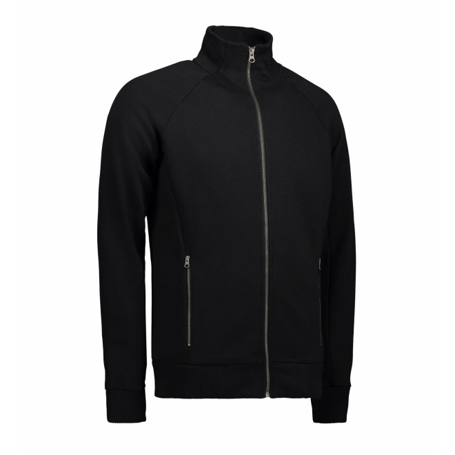 Full Zip Sweat | bis 4XL, Farben: schwarz