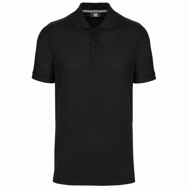 Polo Anti-Bakteriell & Anti-Pilling Herren - Mischgewebe | bis 5XL, Farben: black