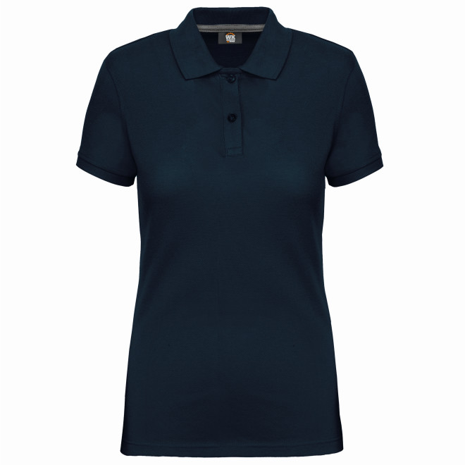 Damen Polo Anti-Bakteriell & Anti-Pilling - Mischgewebe| bis 3XL, Farben: navy