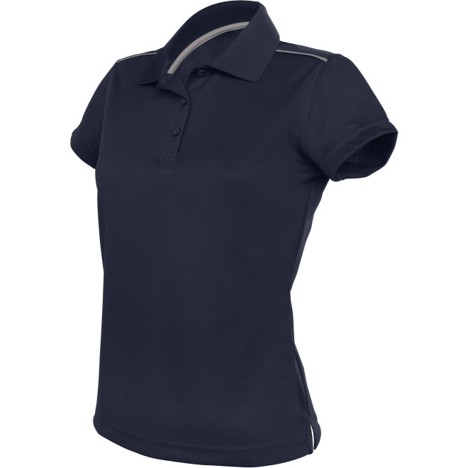 Damen Polo Quick Dry - Polyester | bis 2XL, Farben: navy