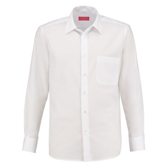 PETERMANN Premium Hemd 1/1-Arm | bügelfrei, Farben: weiß, Herren Hemden Größen: 39