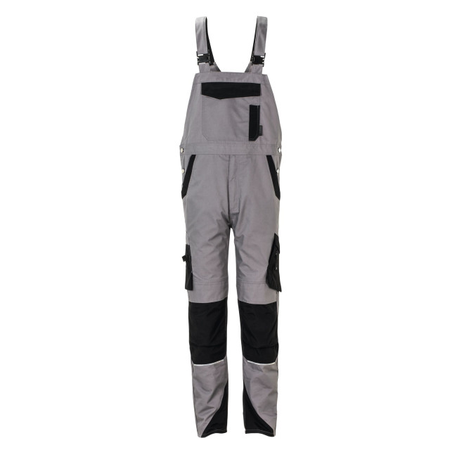 NORIT Herren Latzhose, Farben: zink