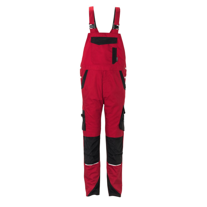 NORIT Herren Latzhose, Farben: rot