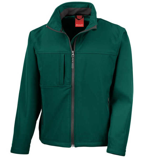 Softshell-Jacke CLASSIC | bis 3XL, Farben: bottle green