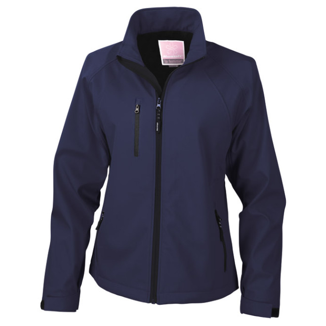 Ladies Softshelljacke BASE LAYER | bis 2XL, Farben: navy