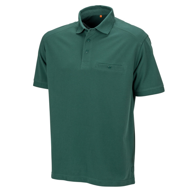 Polo mit Brusttasche Apex - Mischgewebe | bis 5XL, Farben: bottle green
