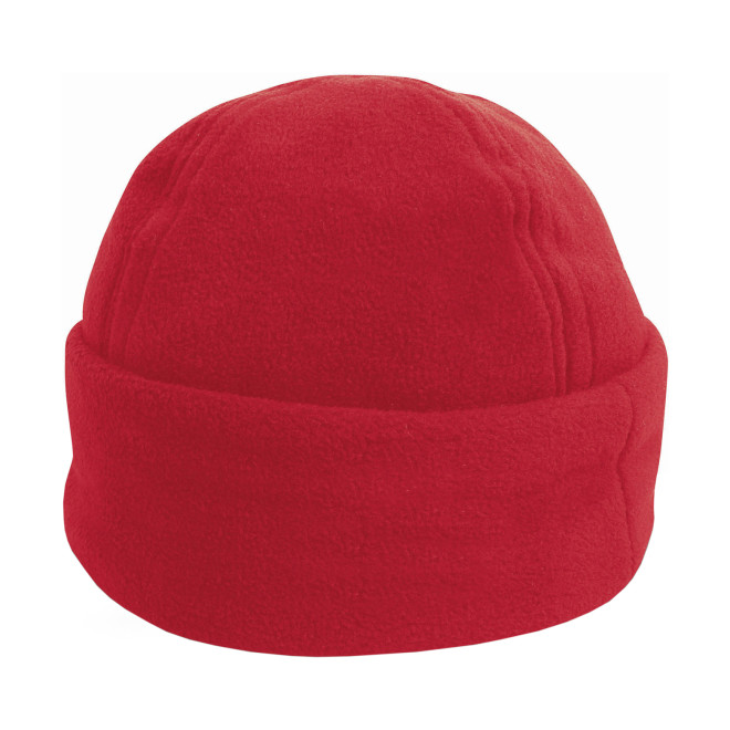 Fleece-Rollmütze, Farben: red