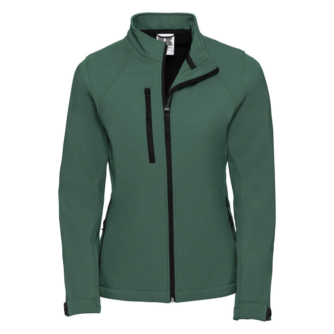 Ladies Softshelljacke TEAM | bis 4XL, Farben: bottle green