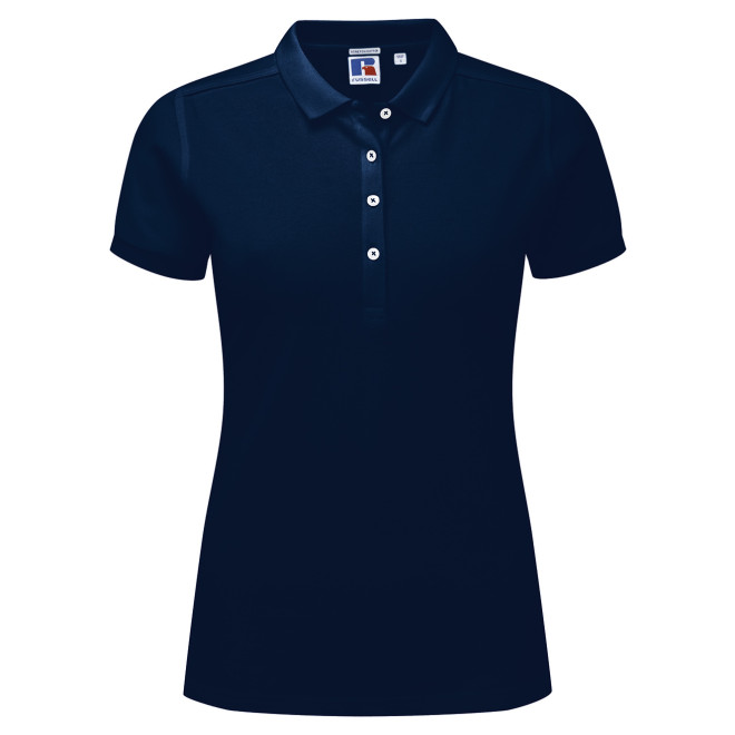 Ladies Stretch Polo - Mischgewebe | bis 2XL, Farben: navy