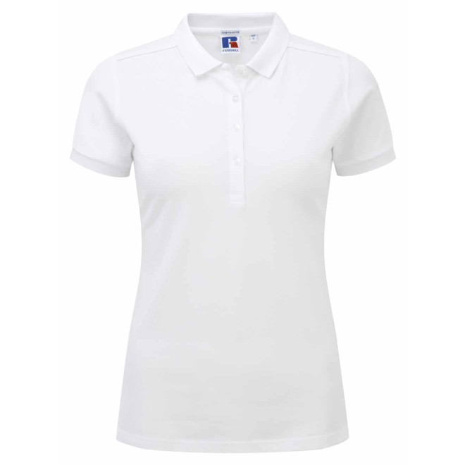 Ladies Stretch Polo - Mischgewebe | bis 2XL, Farben: white