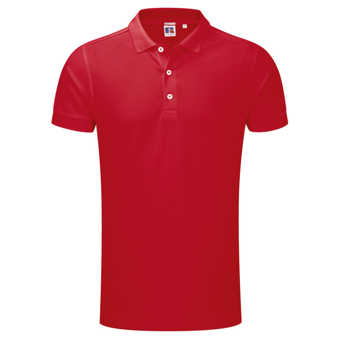 Mens Stretch Polo | bis 3XL, Farben: classicred