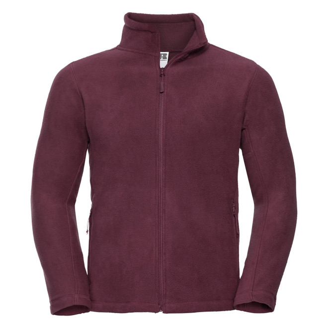 Mens Fleece Jacke | bis 4XL, Farben: burgundy