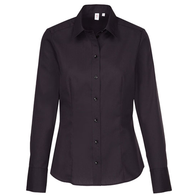 Seidensticker REGULAR Fit Bluse 1/1-Arm | BÜGELFREI, Farben: schwarz