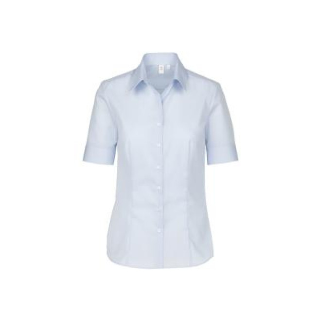 Seidensticker REGULAR Fit Bluse 1/2-Arm | BÜGELFREI, Farben: hellblau