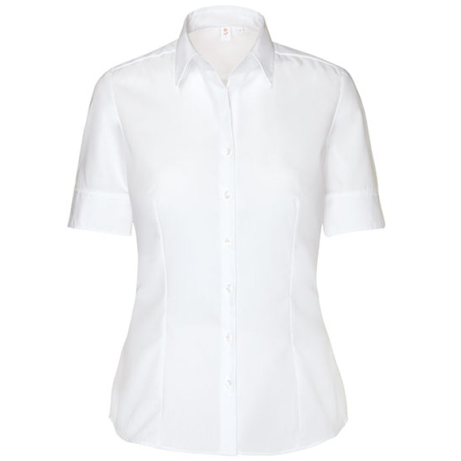 Seidensticker REGULAR Fit Bluse 1/2-Arm | BÜGELFREI, Farben: weiß