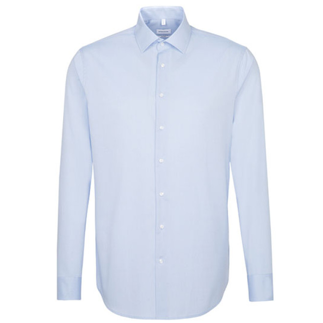 Seidensticker SHAPED Fit Hemd 1/1-Arm | BÜGELFREI, Farben: hellblau