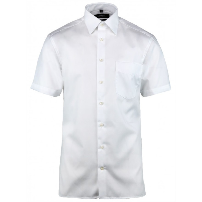 Business Premium Hemd 1/2-Arm | bügelfrei, Farben: weiß, Größen: 38