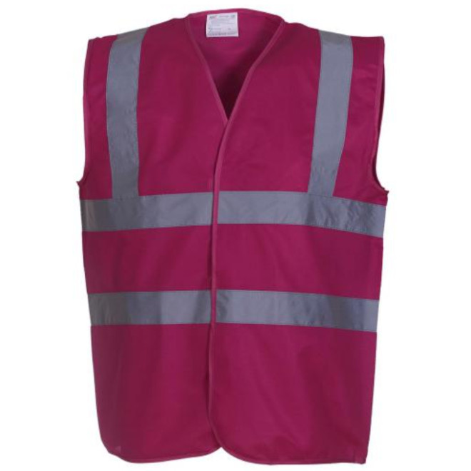 Warn- und Signalweste | 13 Farben, Farben: raspberry