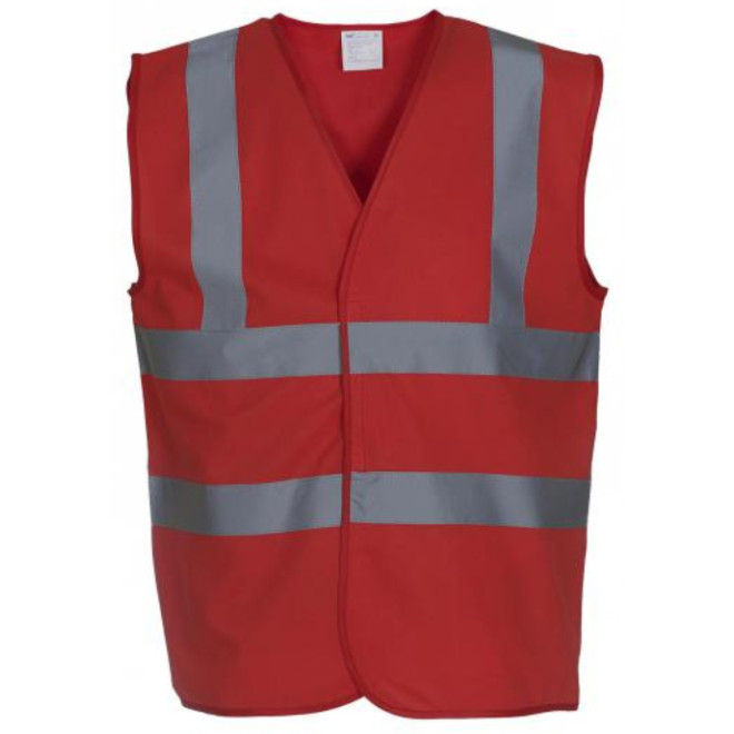 Warn- und Signalweste | 13 Farben, Farben: red