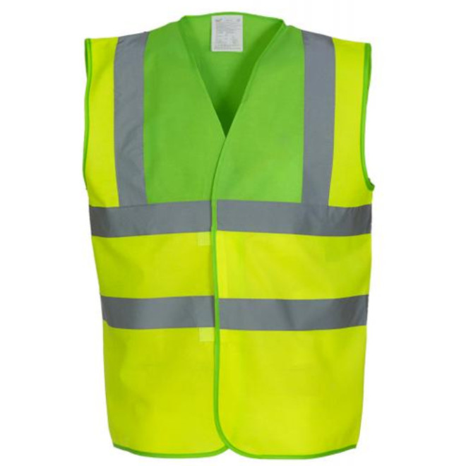 Warn- und Signalweste | mehrfarbig, Farben YOKO: yellow/lime