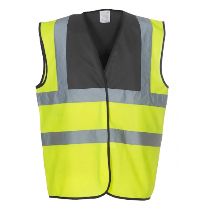 Warn- und Signalweste | mehrfarbig, Farben YOKO: yellow/black