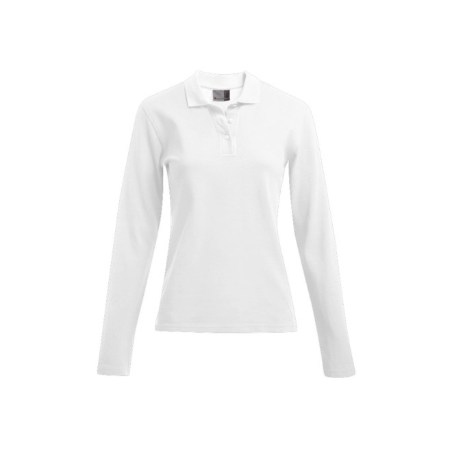 Womens Heavy Polo | Baumwolle, Farben: white