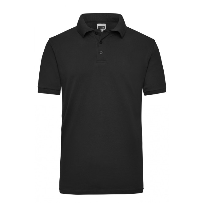Herren Work Polo | bis 6XL | Baumwolle, Farben: black