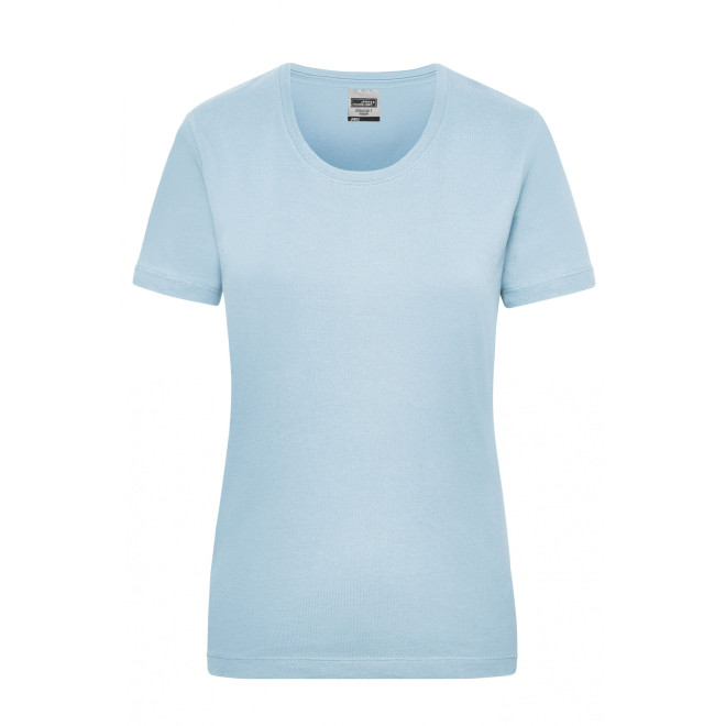 Damen Workwear-Tshirt, Baumwolle| bis 2XL, Farben: light blue