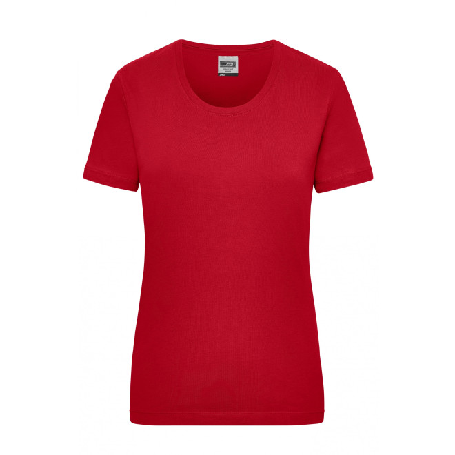 Damen Workwear-Tshirt, Baumwolle| bis 2XL, Farben: red