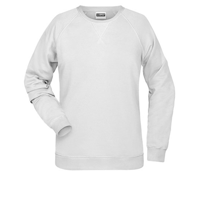 Ladie´s Sweat - Mischgewebe | bis 3XL, Farben: white