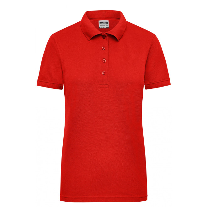 Damen Workwear Polo | bis 4XL | Mischgewebe, Farben: red