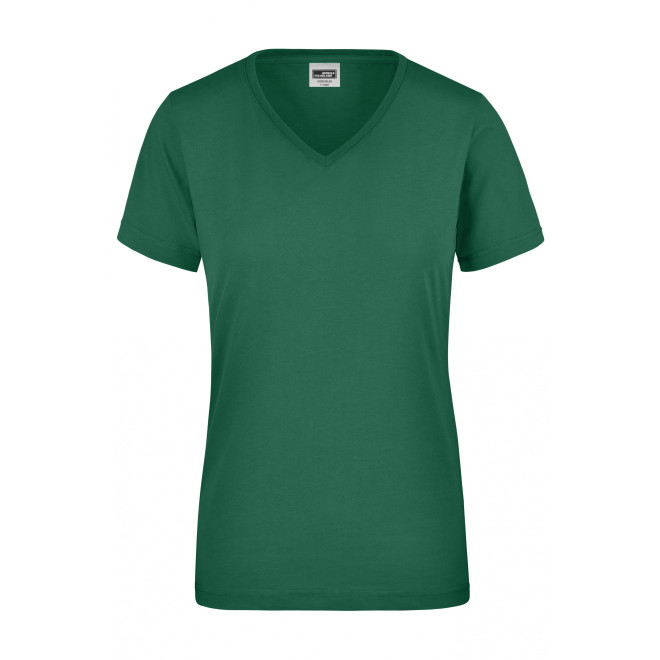 Damen Work-Tshirt | bis 4XL | Mischgewebe, Farben: dark green
