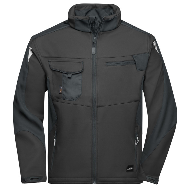 Softshelljacke -STRONG- | bis 6XL, Farben: black