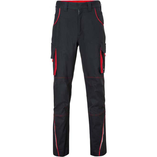 Arbeitshose COLOR, Farben: carbon/red