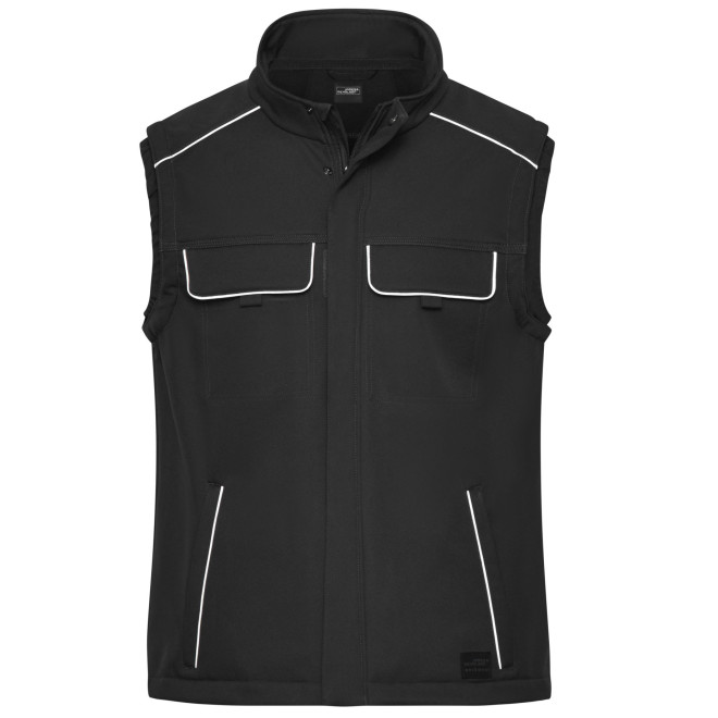 Active Softshellweste | bis 6XL, Farben: black