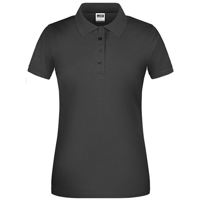 Ladies Bio Workwear Polo | bis 4XL, Farben James & Nicholson: dark grey