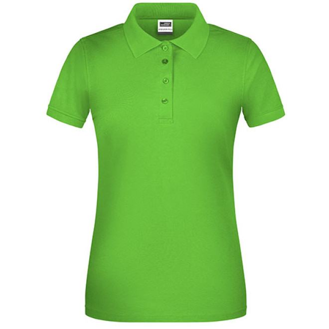 Ladies Bio Workwear Polo | bis 4XL, Farben James & Nicholson: lime green