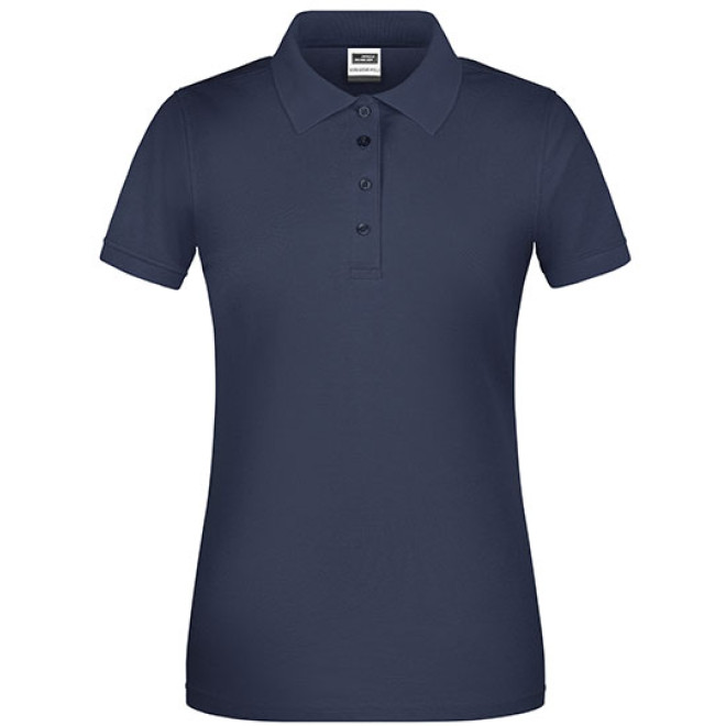 Ladies Bio Workwear Polo | bis 4XL, Farben James & Nicholson: navy