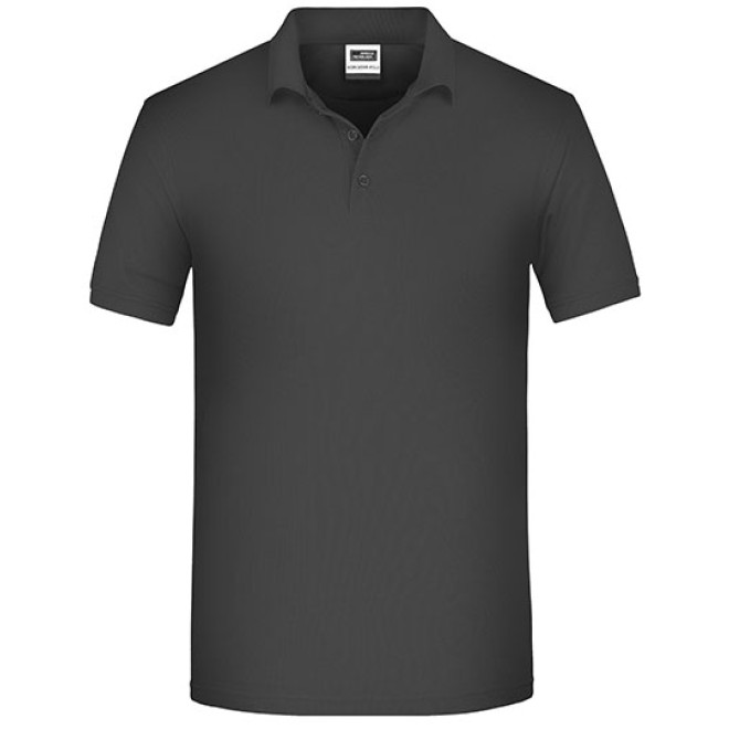 Men's Bio Workwear Polo | bis 6XL | Mischgewebe, Farben: dark grey
