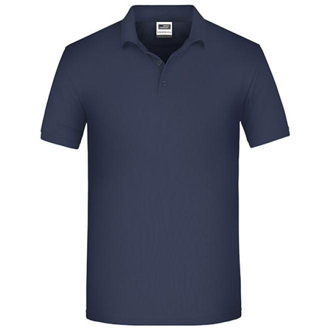 Men's Bio Workwear Polo | bis 6XL | Mischgewebe, Farben: navy