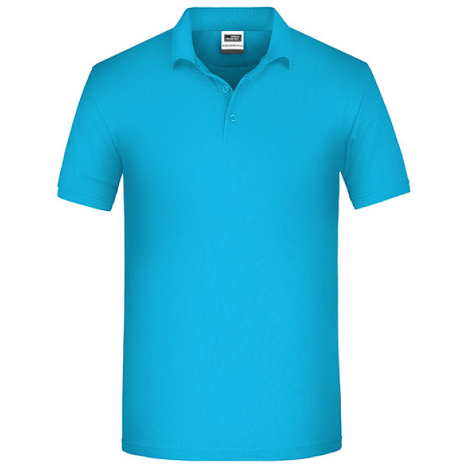 Men's Bio Workwear Polo | bis 6XL | Mischgewebe, Farben: turquoise