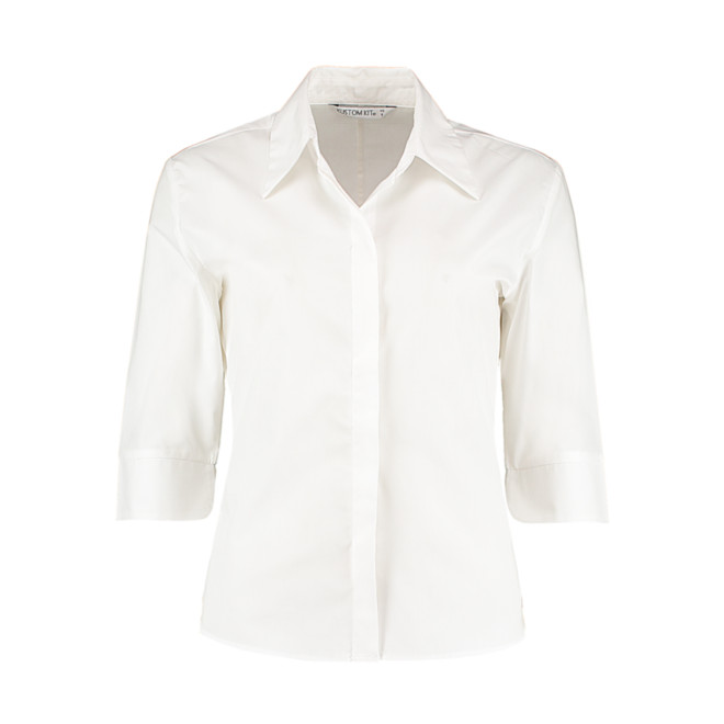 Bluse 3/4 Arm | Groessen XS - 4XL, Farben: white
