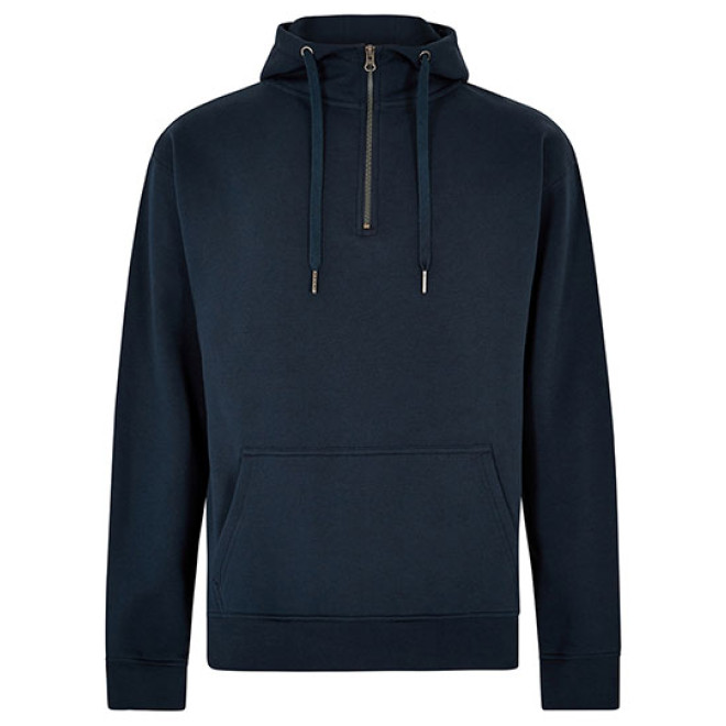 1/4 Zip Hoodie | bis 3XL, Farben: navy
