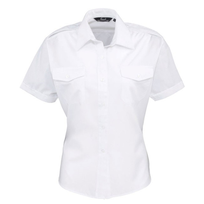 Damen Pilot-Bluse 1/2-Arm