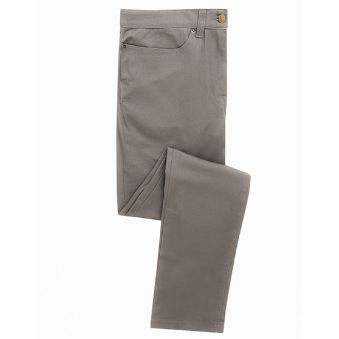 Men's Performance Chino Jeans, Farben: steel grey