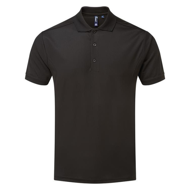 Coolchecker Piqué Polo - Polyester | bis 5XL, Farben: black